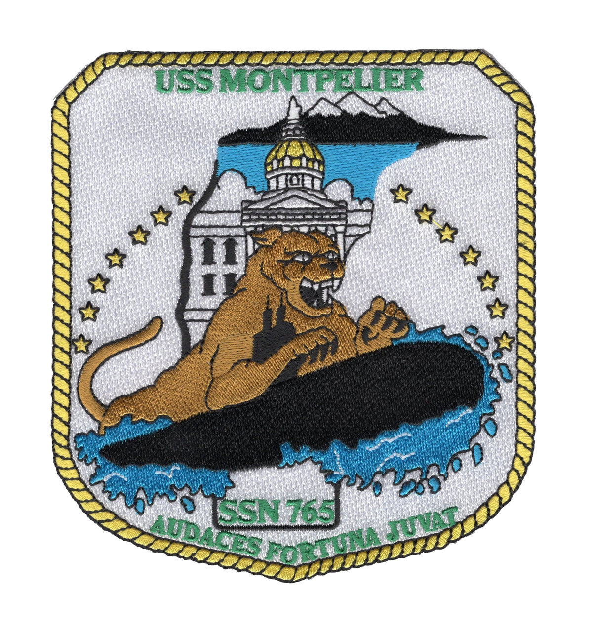 USS MONTPELIER SSN 765 PATCH