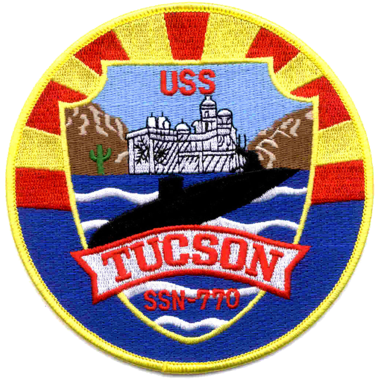 USS TUCSON SSN 770 PATCH