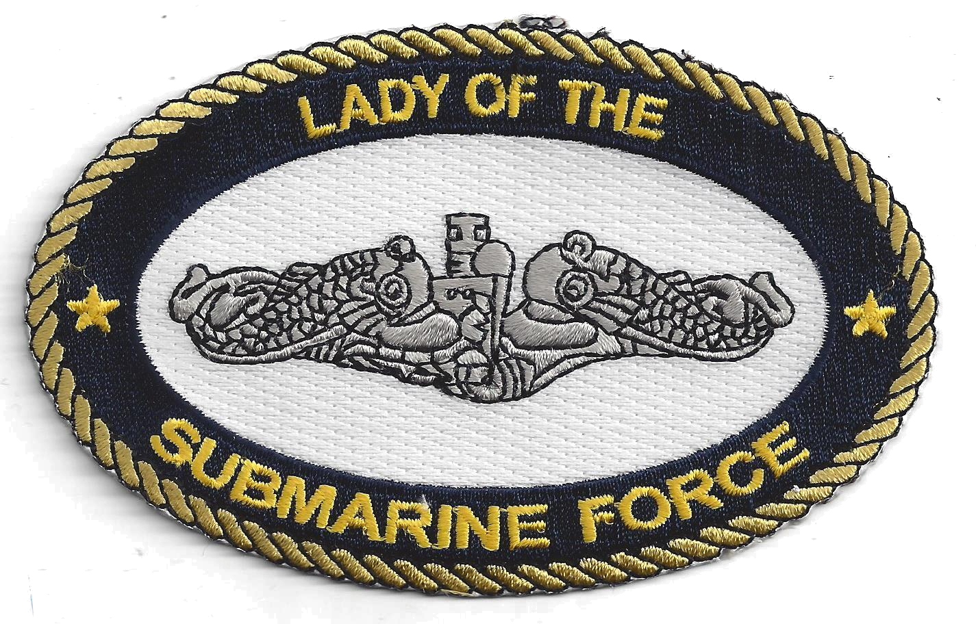 Lady of the Submarine Force PATCH