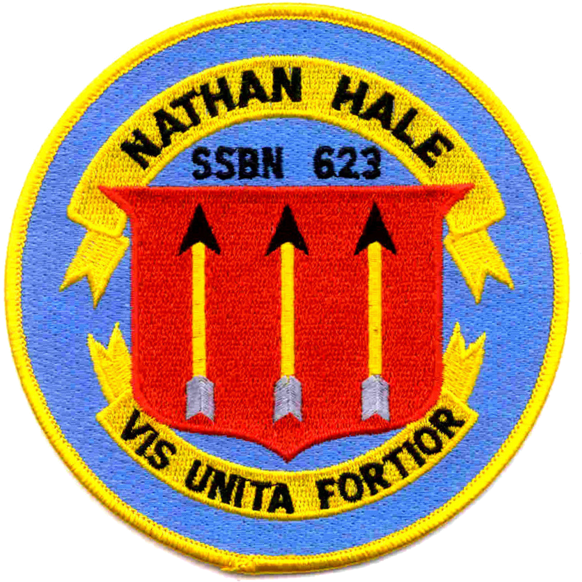 USS NATHAN HALE SSBN 623 PATCH