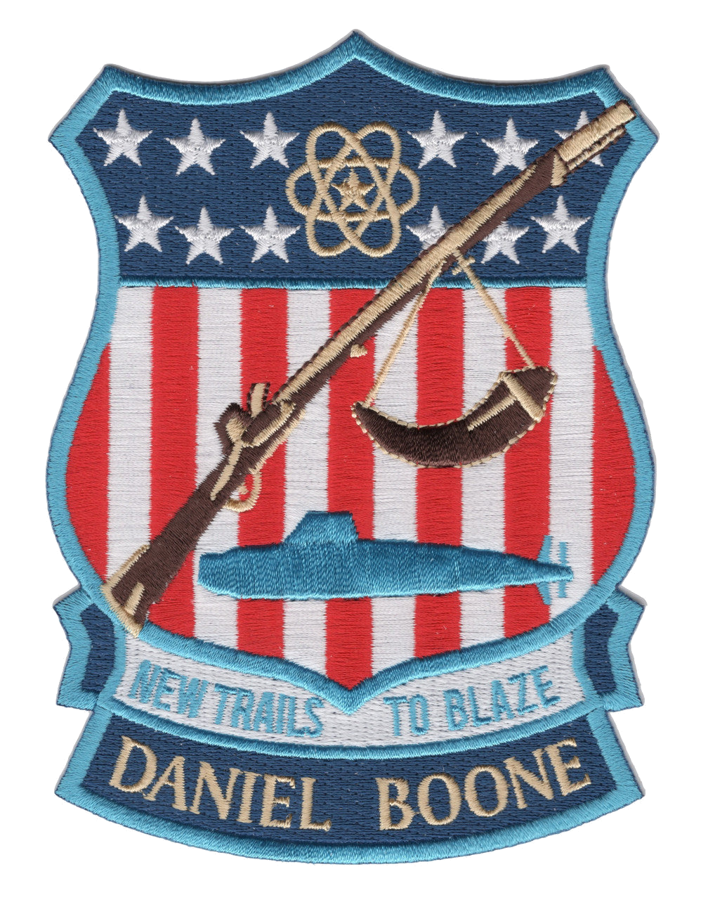 USS DANIEL BOONE SSBN 629 PATCH