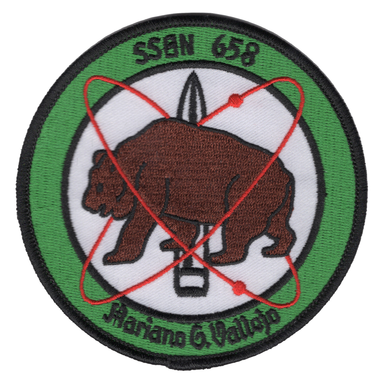 USS MARIANO G VALLEJO SSBN 658 PATCH
