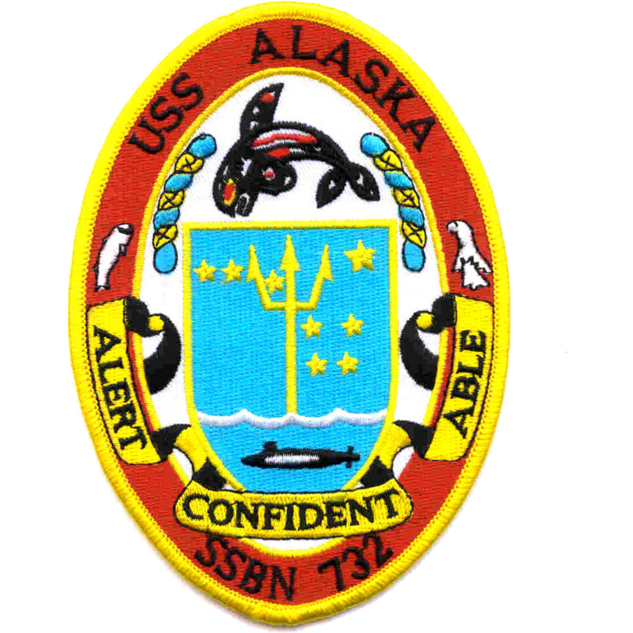 USS ALASKA SSBN 732 PATCH