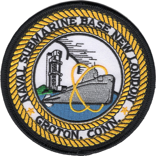 NAVAL SUBMARINE BASE NEW LONDON GROTON COMMAND PATCH