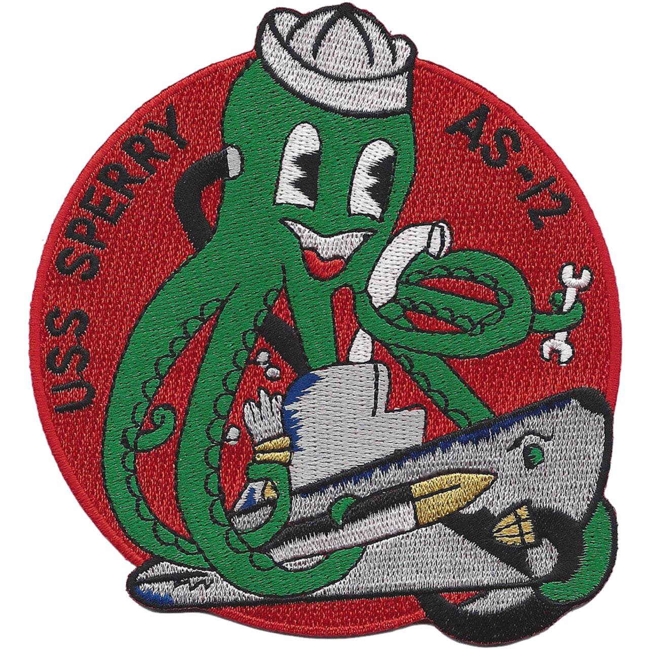USS SPERRY AS - 12 OCTOPUS PATCH