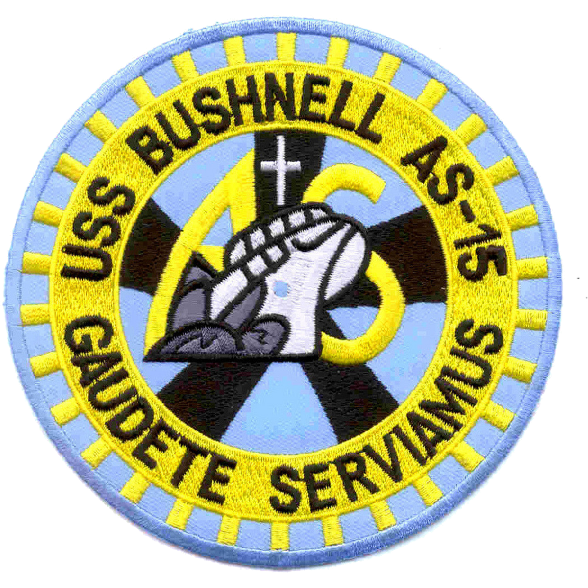 USS BUSHNELL AS - 15 PATCH