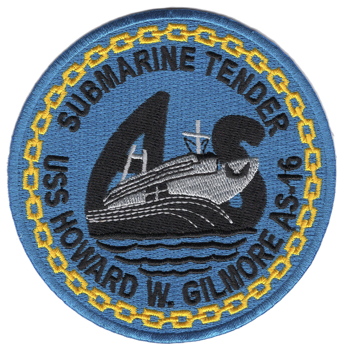 USS HOWARD W GILMORE AS - 16 PATCH