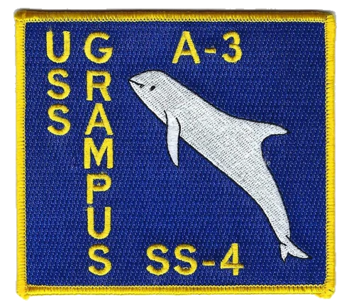 USS GRAMPUS A 3 PATCH collection thumbnail