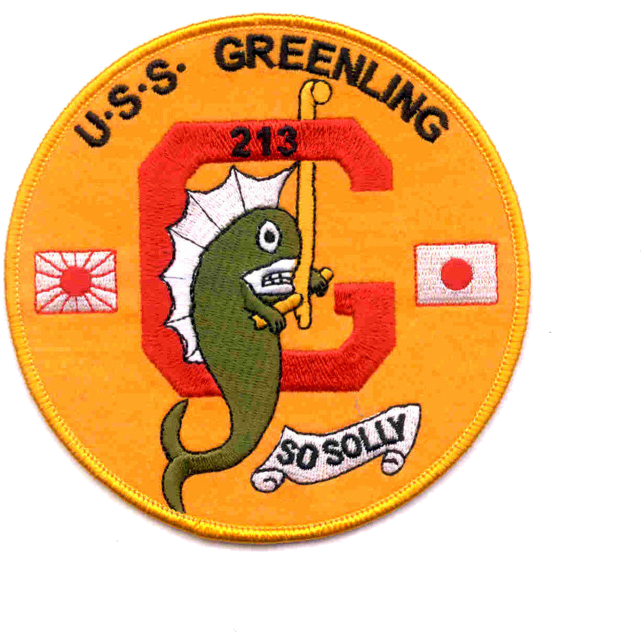 USS GRENLIN SS 213 PATCH