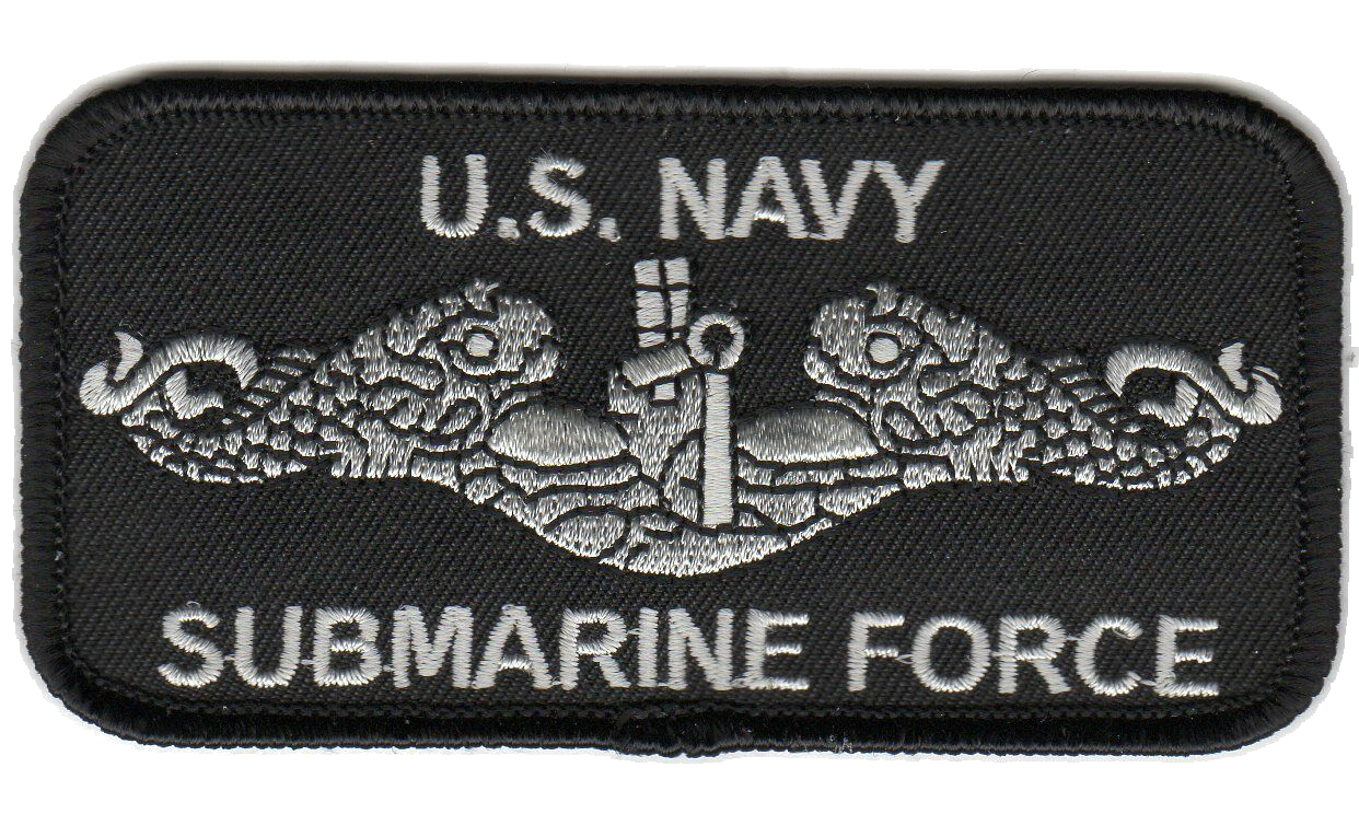 US NAVY Submarine Force Silver PATCH
