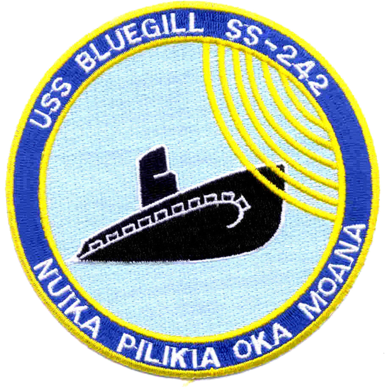 USS BLUEGILL SS 242 PATCH