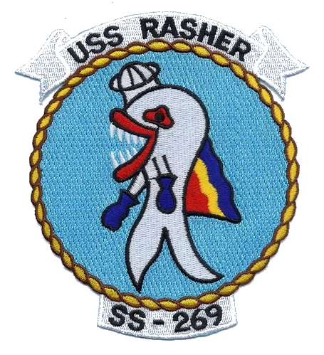 USS RASHER SS 269 PATCH collection thumbnail
