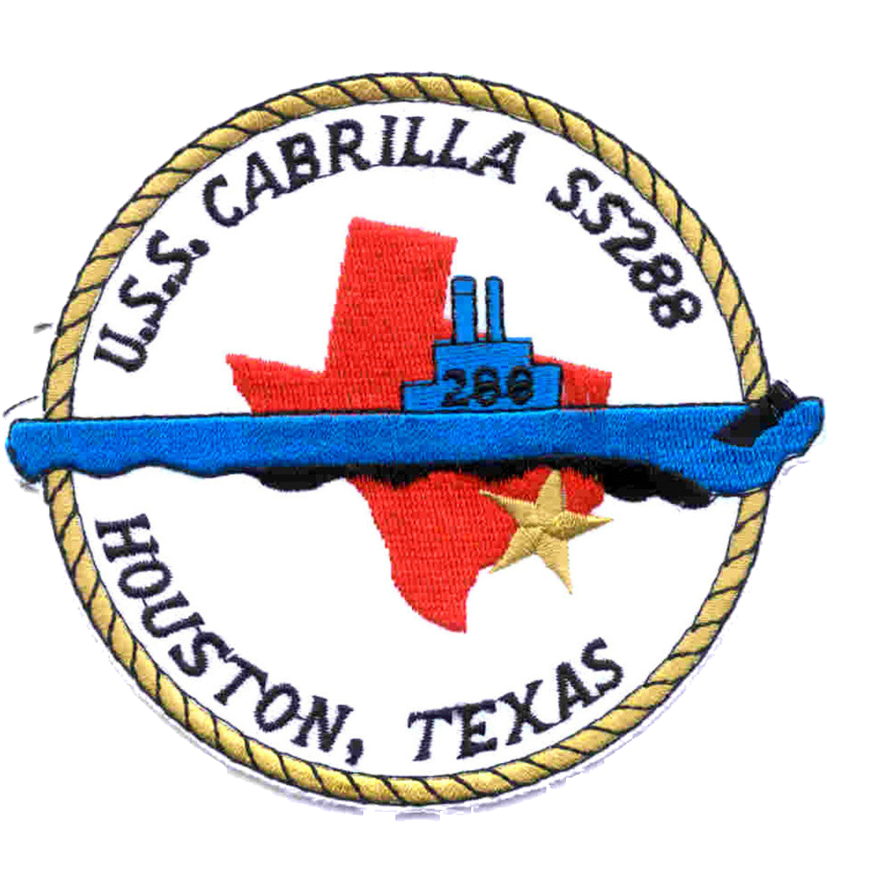 USS CABRILLA SS 288 PATCH