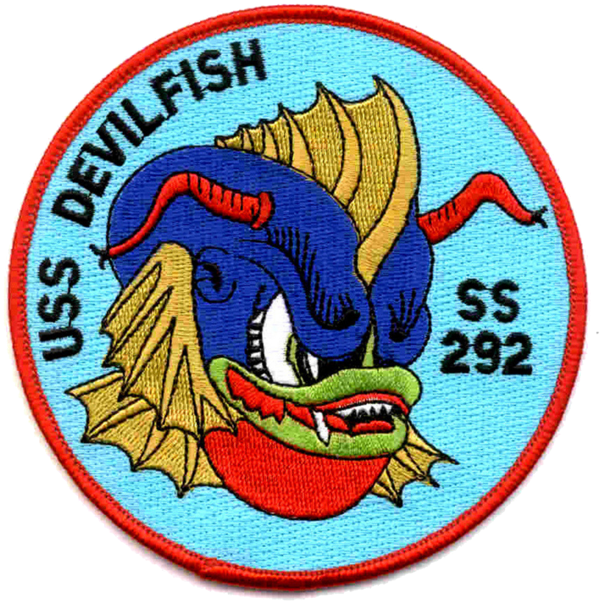 USS DEVILFISH SS 292 PATCH