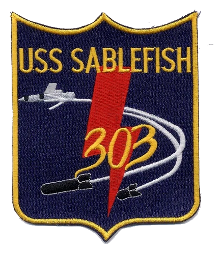 USS SABLEFISH SS 303 PATCH collection thumbnail