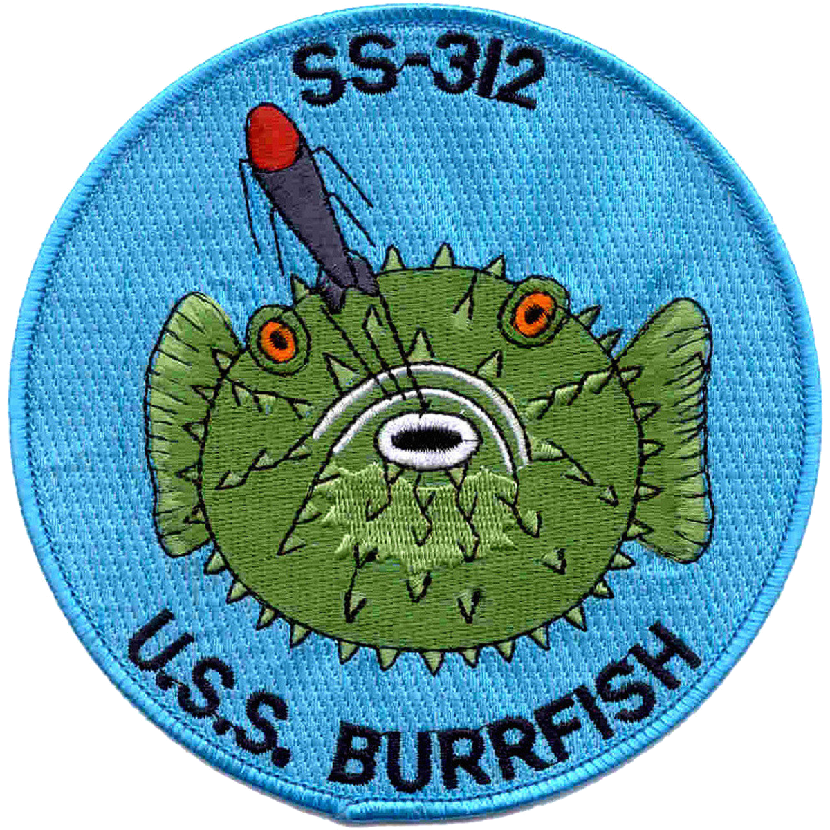 USS BURFISH SS 312 PATCH