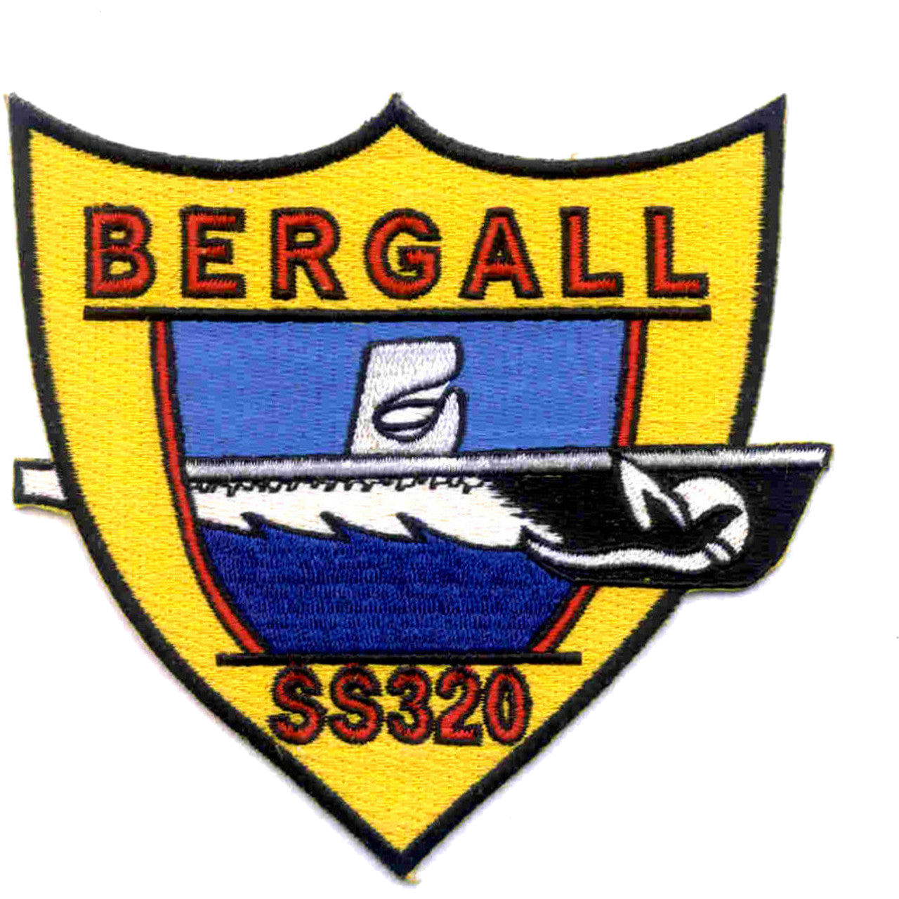 USS BERGALL SS 320 PATCH