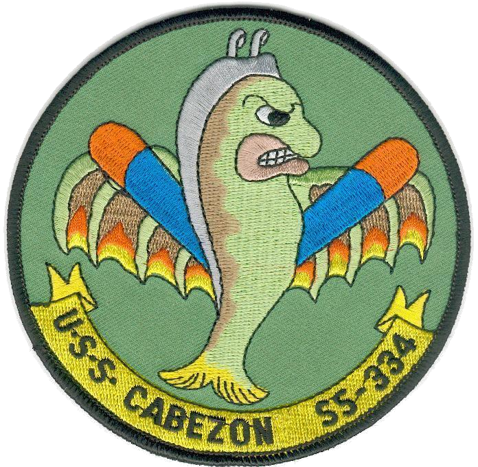 USS CABEZON SS 334 PATCH