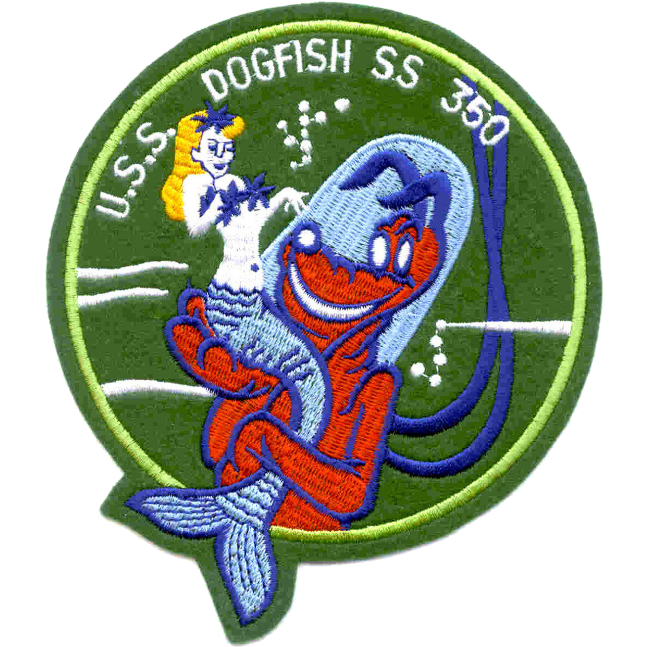 USS DOGFISH SS 350 PATCH