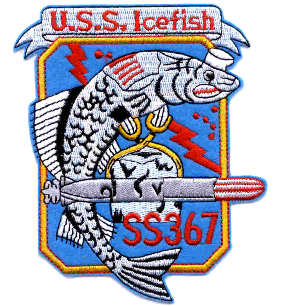 USS ICEFISH SS 367 PATCH