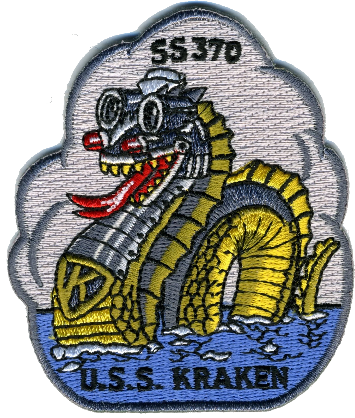 USS KRACKIN SS 370 PATCH