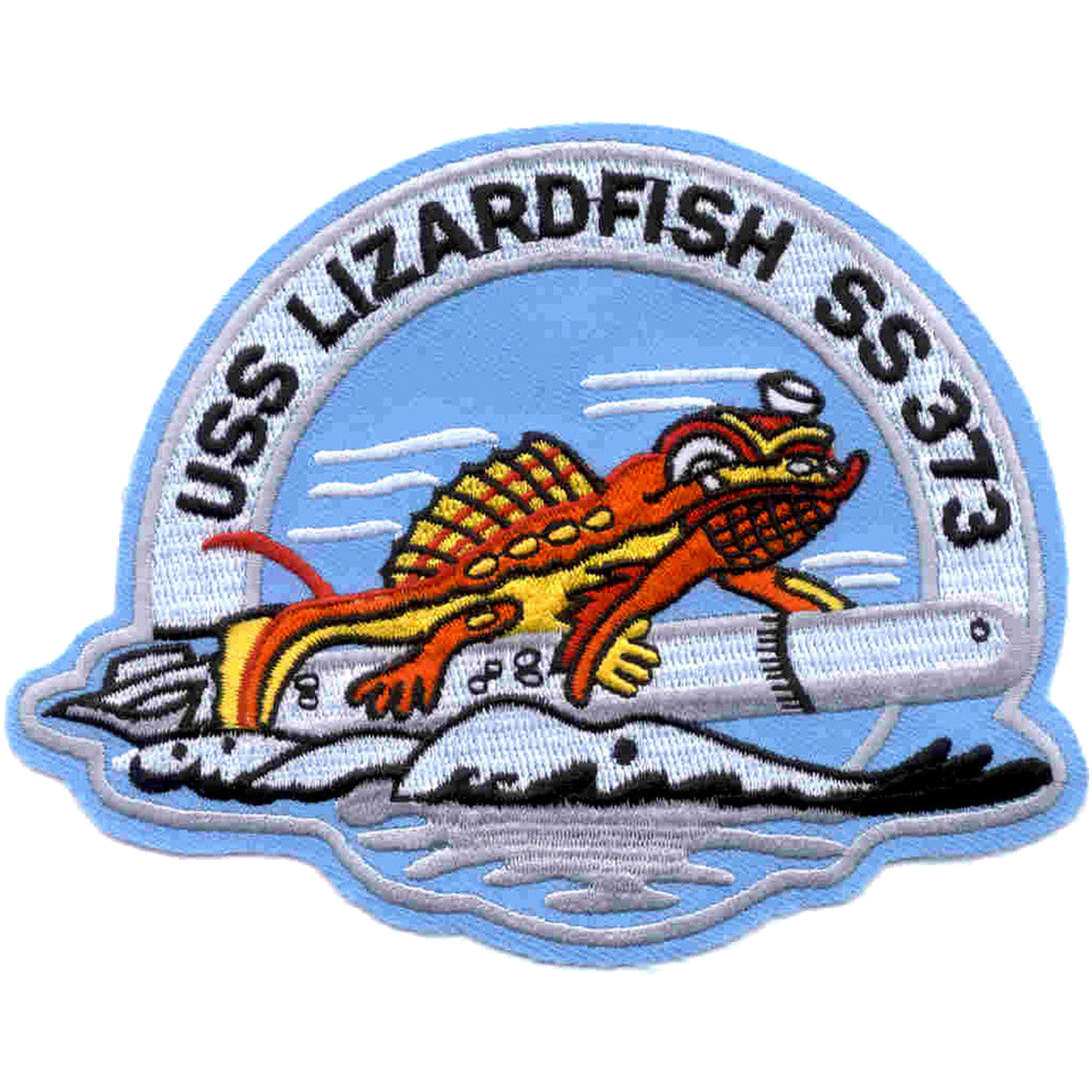 USS LIZARDFISH SS 373 PATCH