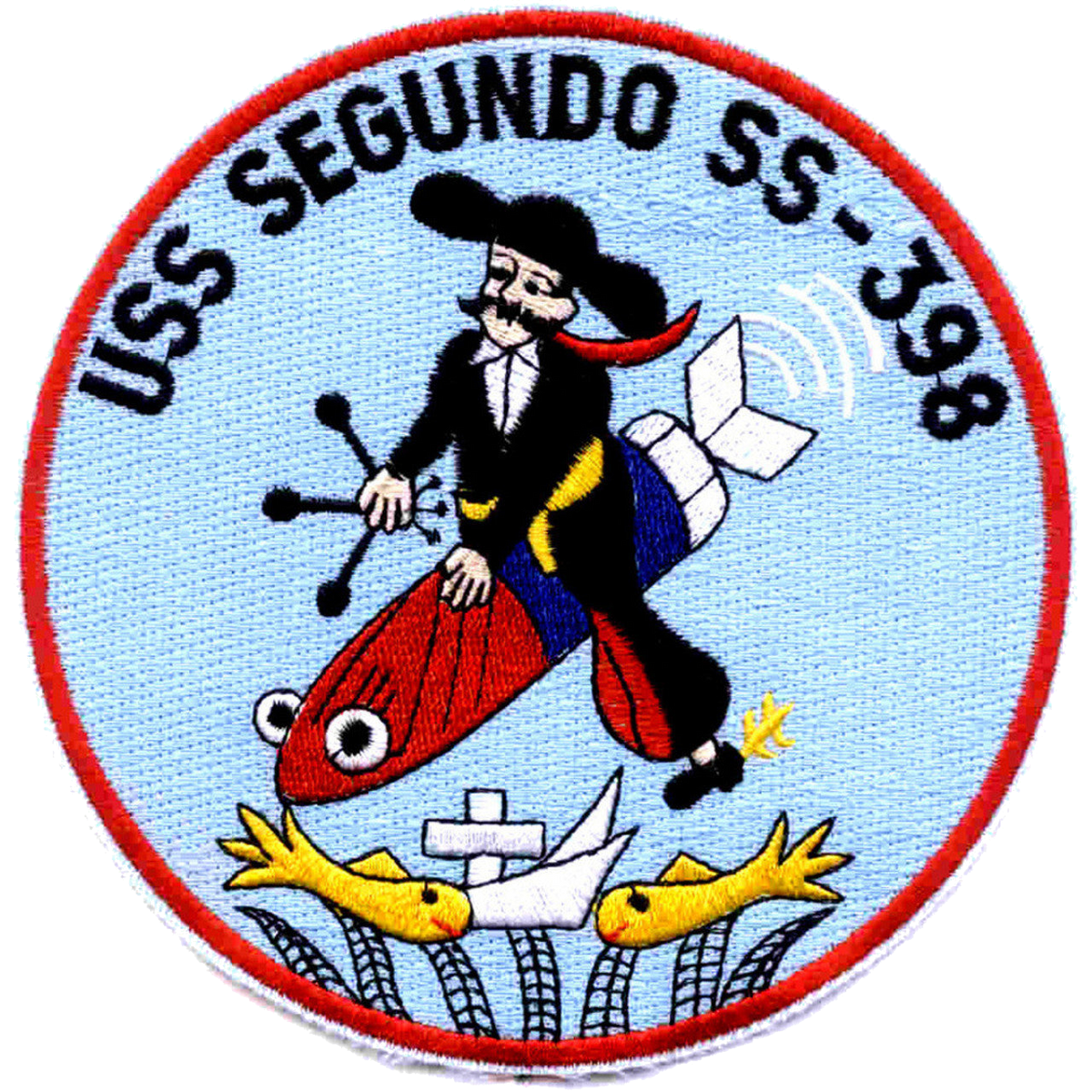 USS SEGUNDO SS 398 PATCH