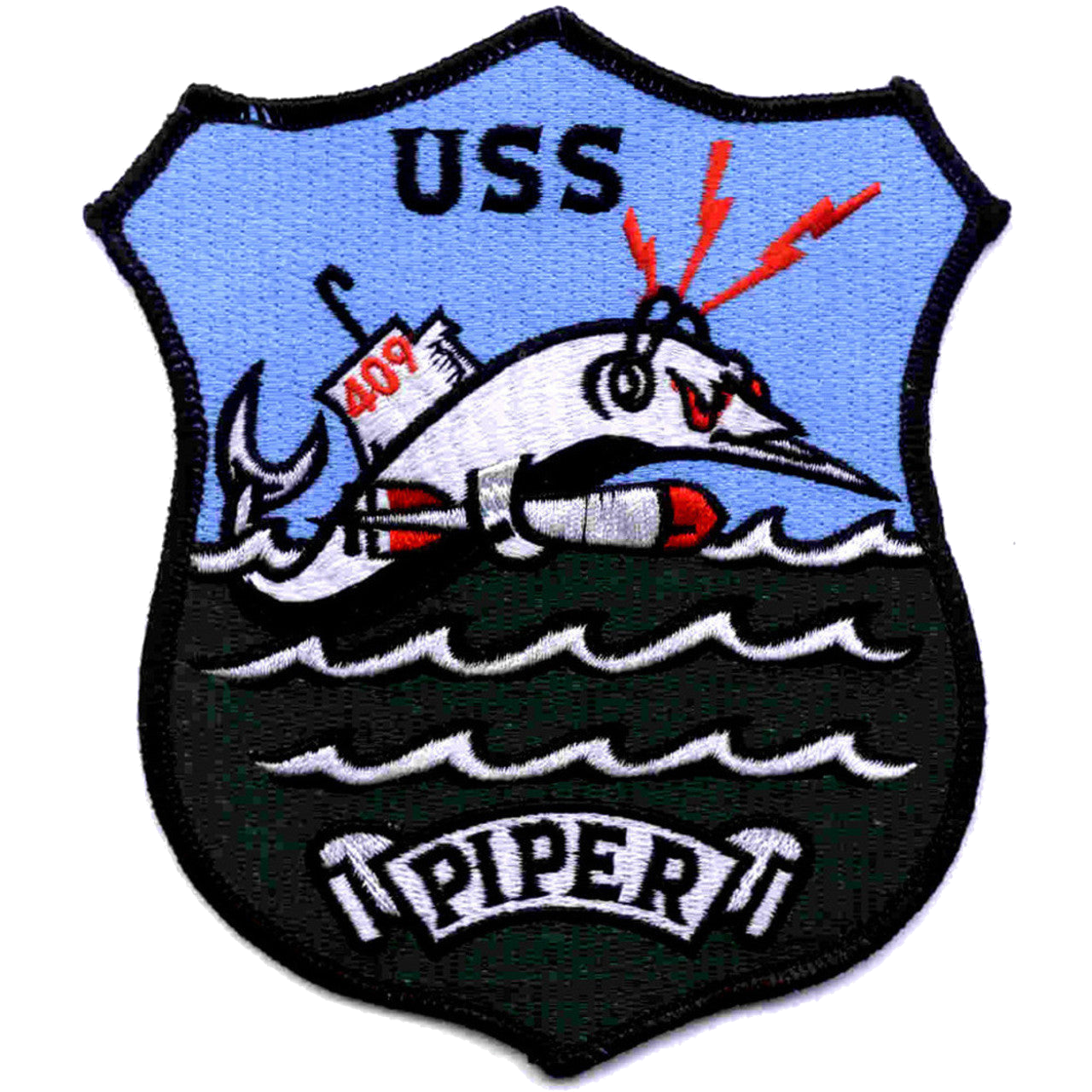 USS PIPER SS 409 PATCH