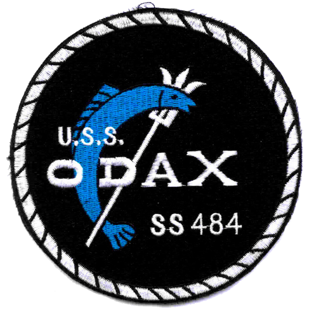 USS ODAX SS 484 PATCH