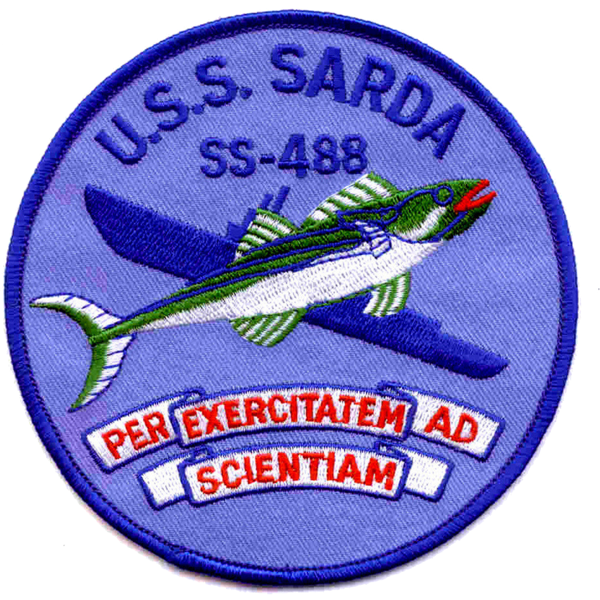 USS SARDA SS 488 PATCH