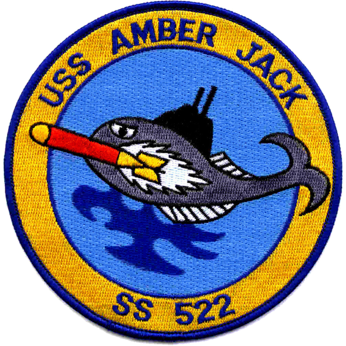 USS AMBERJACK SS 522 PATCH
