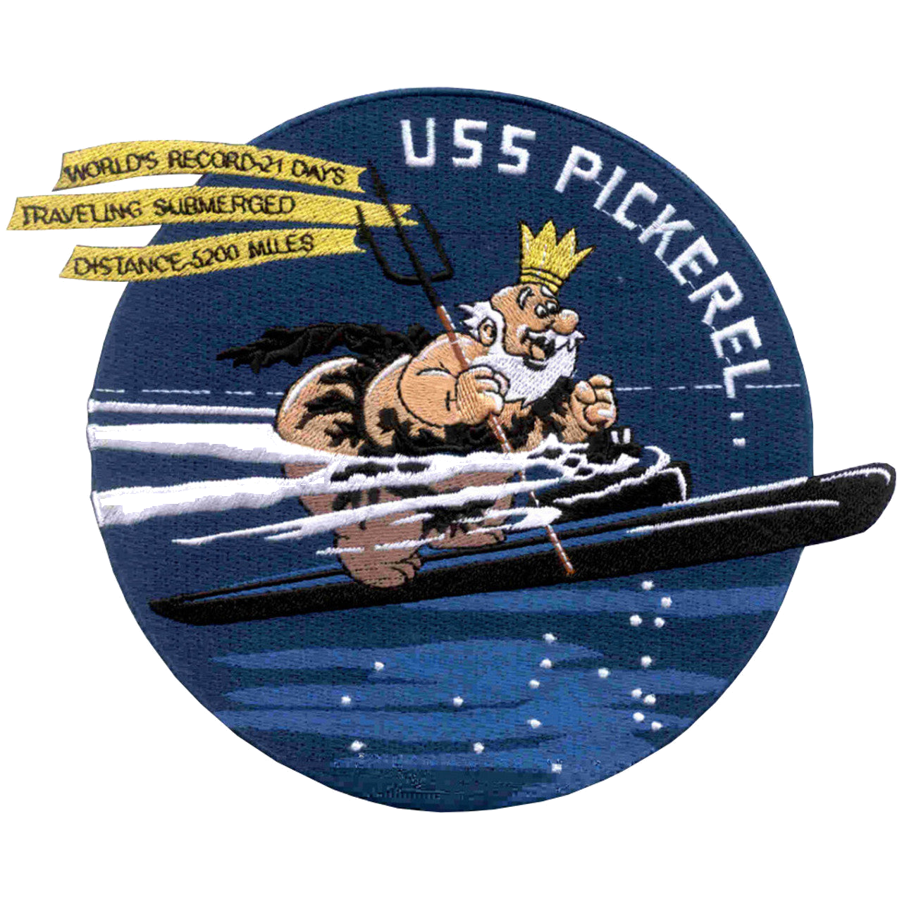 USS PICKEREL SS 524 PATCH