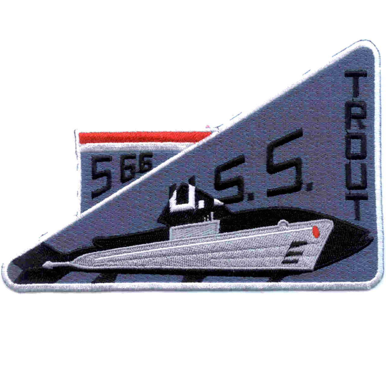 USS TROUT SS 566 PATCH