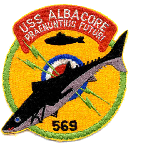 USS ALBACORE SS 569 PATCH
