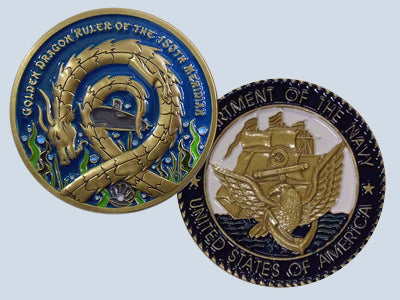 Golden Dragon Challenge Coin