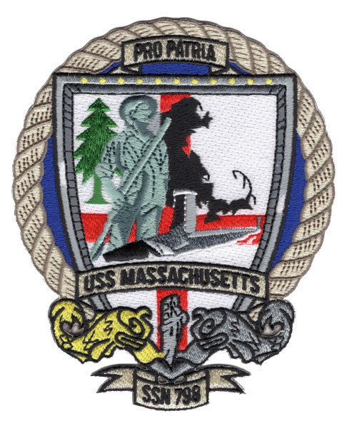 USS MASSACHUSETTS SSN 798 Patch