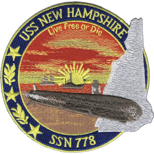 USS NEW HAMPSHIRE SSN 778 Patch