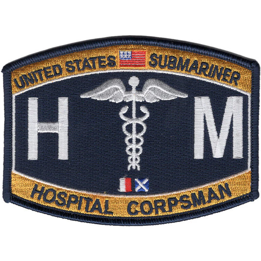SUBMARINE HOSPITAL CORPSMAN HM  RATING DECAL/STICKER