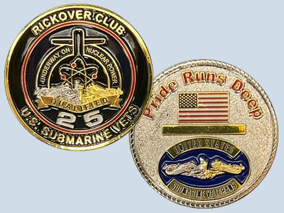 Rickover Club Challenge Coin