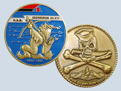 USS Archerfish SS 311 Challenge Coin
