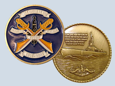 USS Cutlass SS 478 Challenge Coin — Design 73