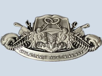 Culinary Specialist Submarine Dolphins Challenge Coin
