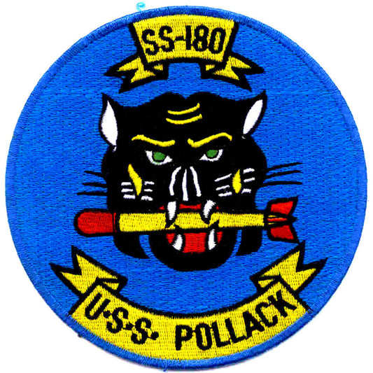 USS POLLACK SS - 180 PATCH