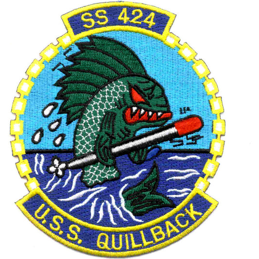 USS QUILLBACK SS 424 PATCH