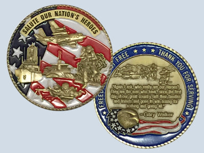 Thanks for Serving Challenge Coin — Design 36
