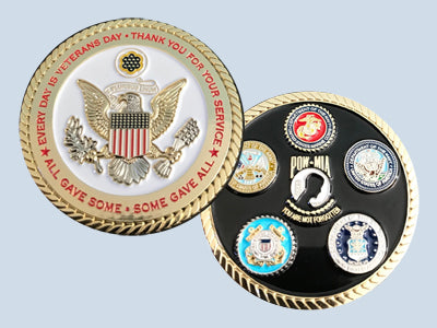 Thanks for Serving Challenge Coin — Design 39