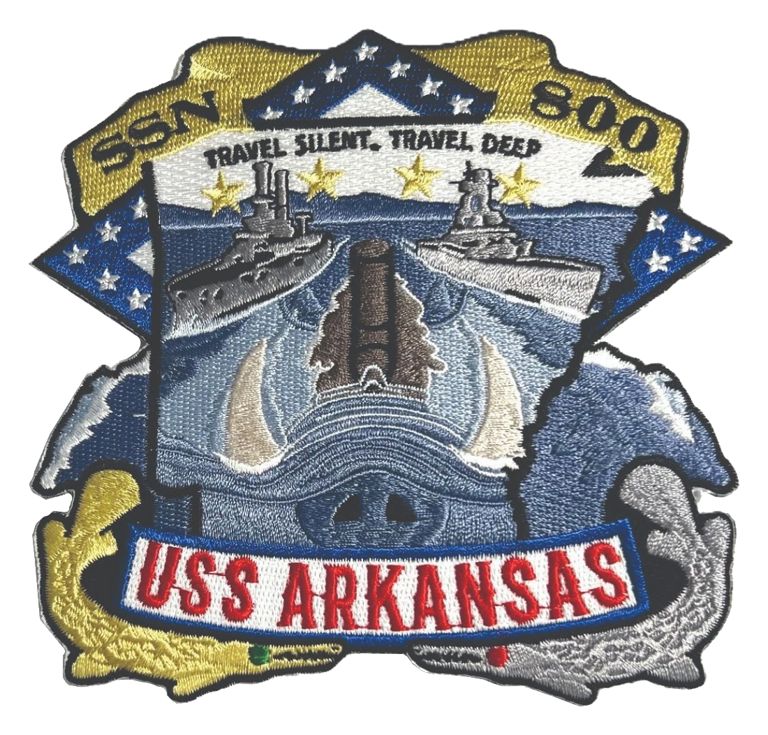USS Arkansas SSN 800 Patch collection thumbnail