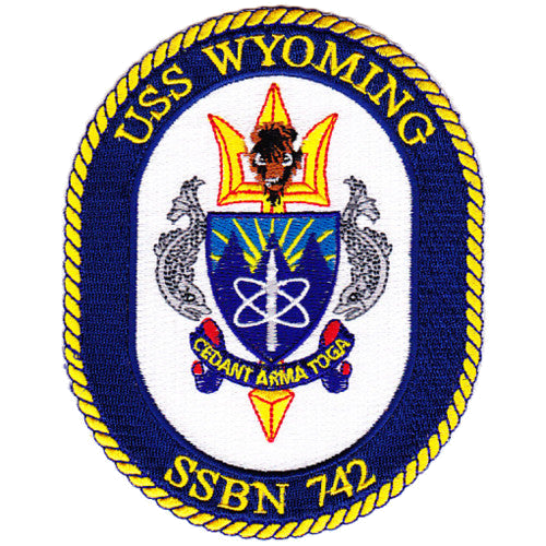 USS WYOMING SSBN 742 Crest Patch