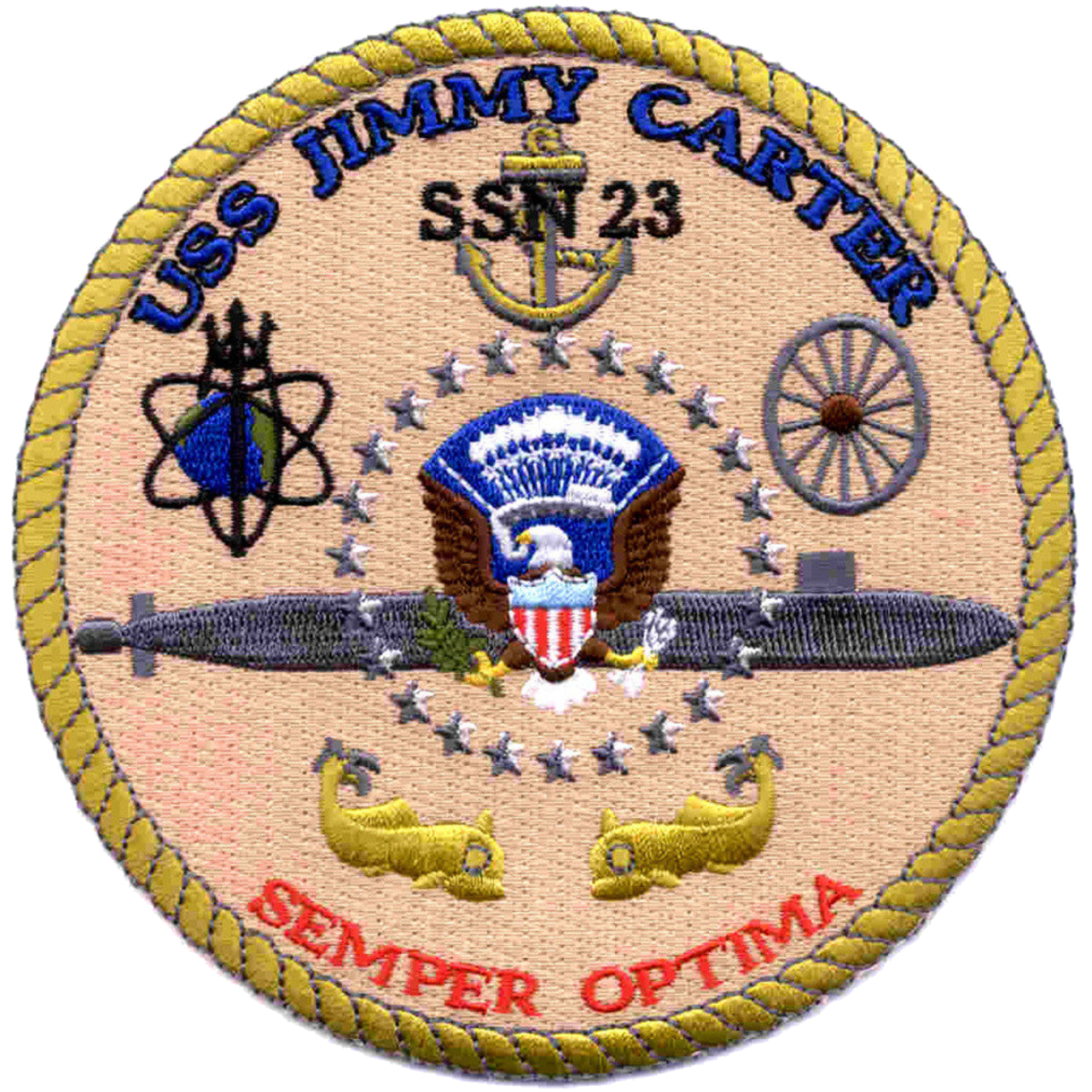 USS JIMMY CARTER SSN 23 patch