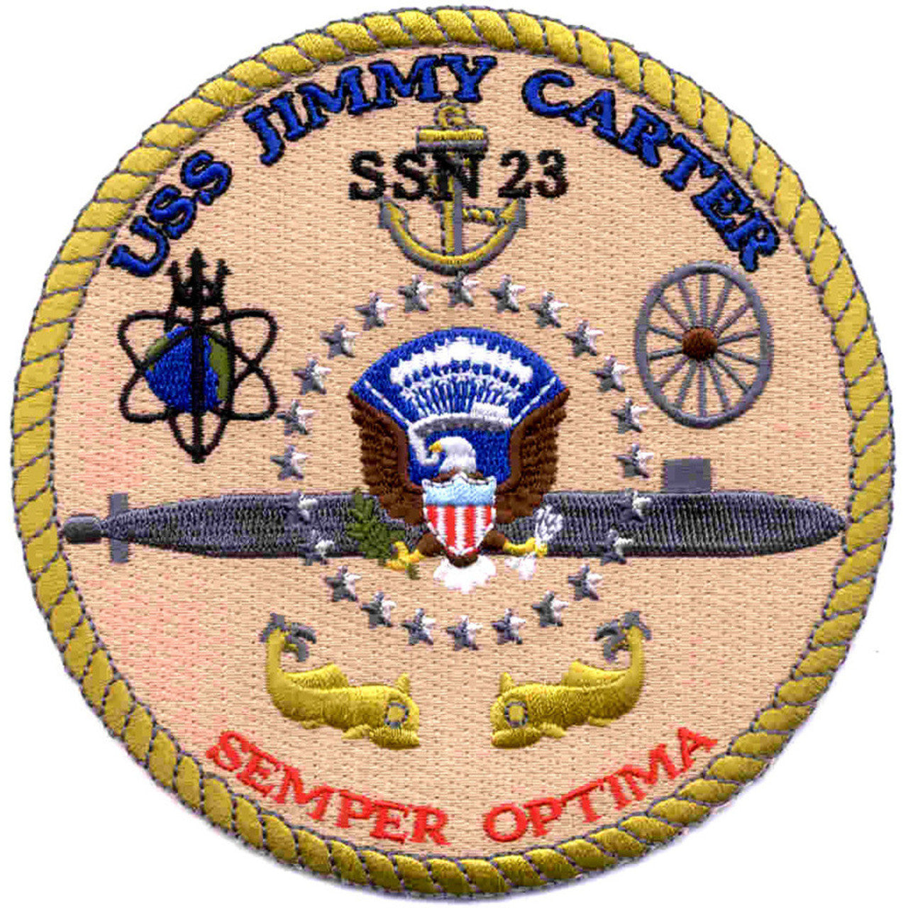 USS JIMMY CARTER SSN 23 patch